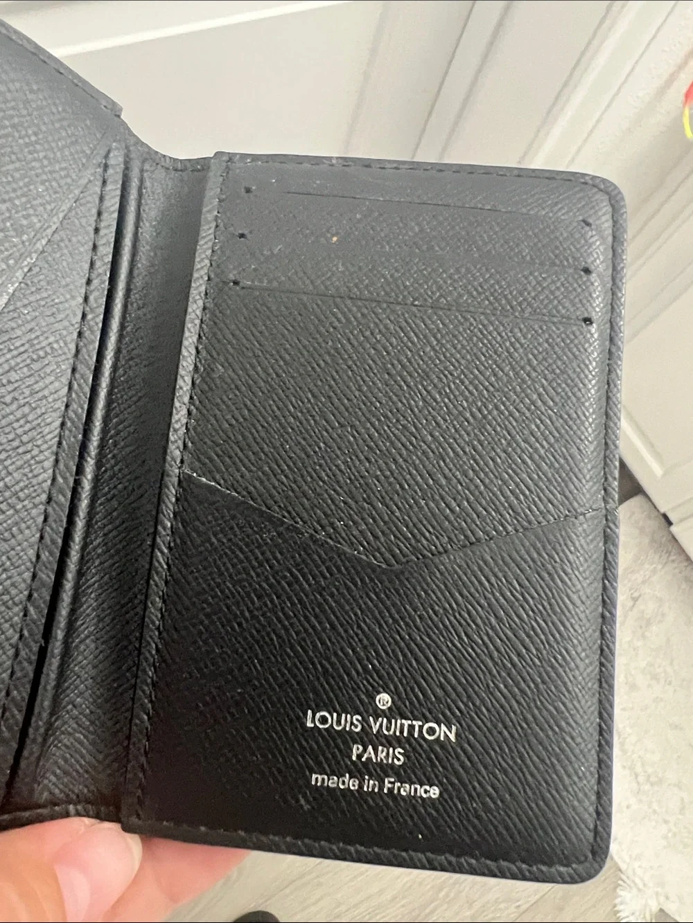 Louis Vuitton Black Checkered Card & Key Holder Autenthic!!!!!!!!
